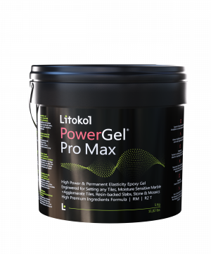 Litokol PowerGel Pro Max - High-Strength Elastic Epoxy Gel Adhesive & Waterproofing